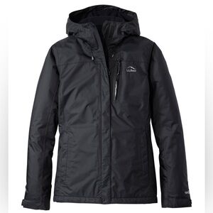 L.L. Bean Insulated 3-Season Hooded Jacket (Fleece Lined) - Small Petite